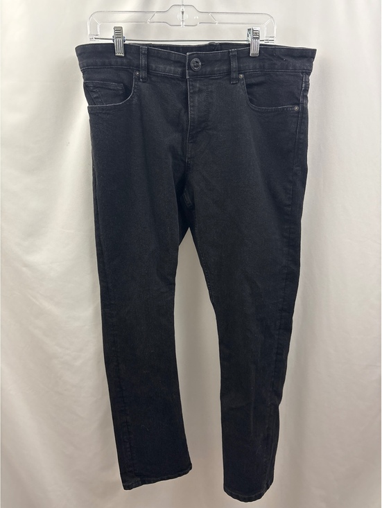 Volcom Other - Volcom Vorta Slim Straight Stretch Denim Skate Jeans Washed Black Mens 34X31